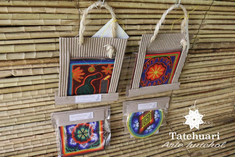 Cuadros 15 x 15 cms - Artesanía Huichol