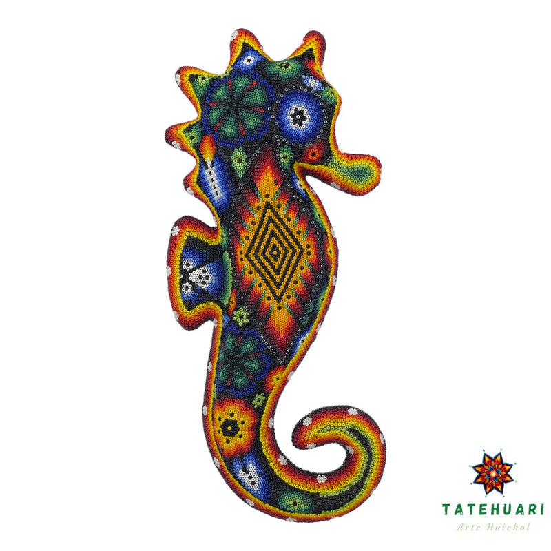 Hippocampe - Art Huichol